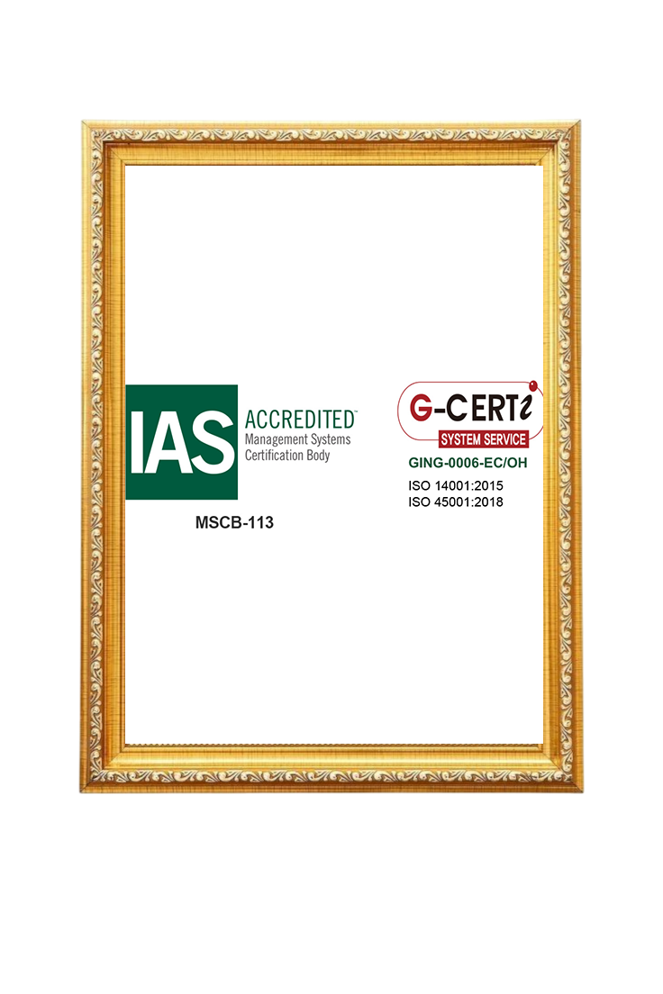 ISO Certification sacral